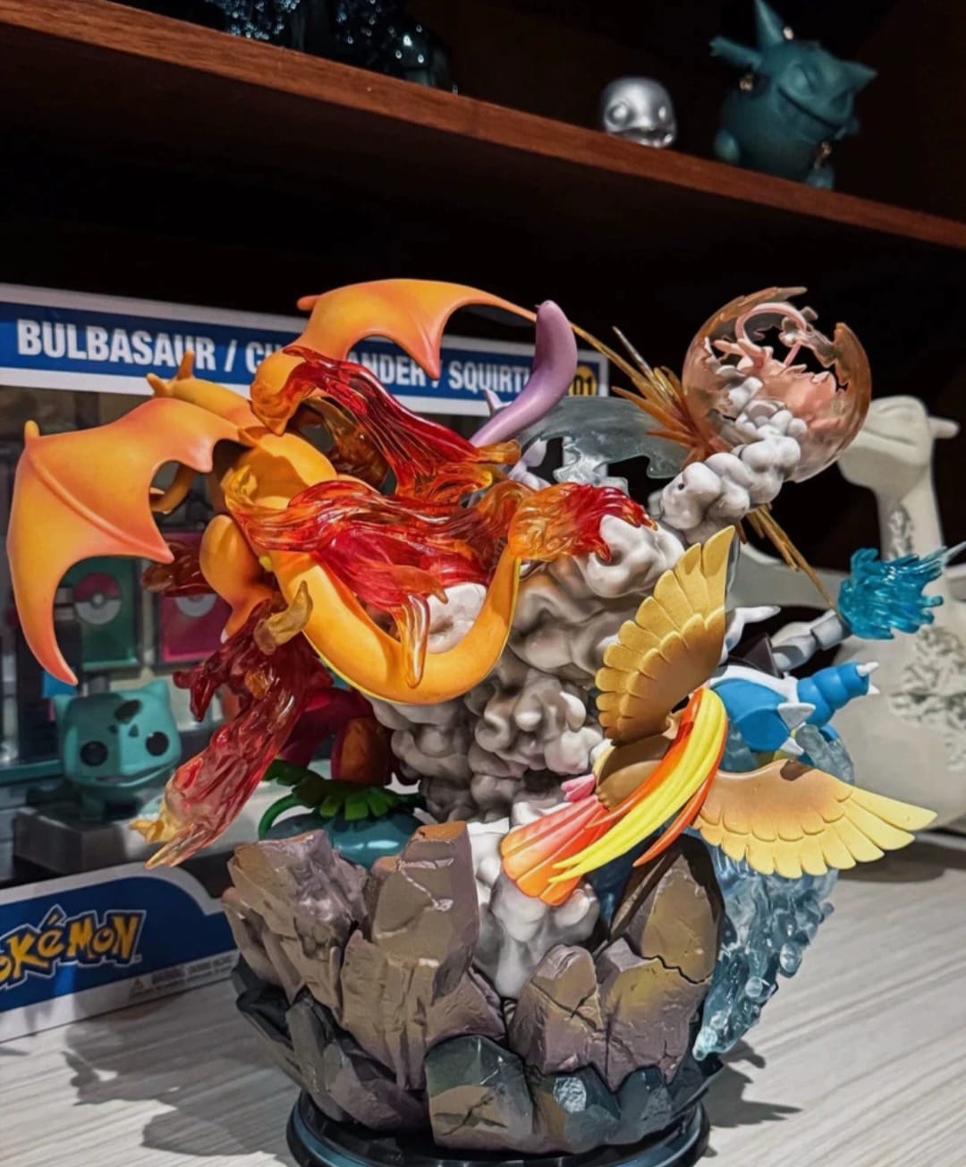 Pokémon Kanto Legends Battle Statue – Premium Collectible Display