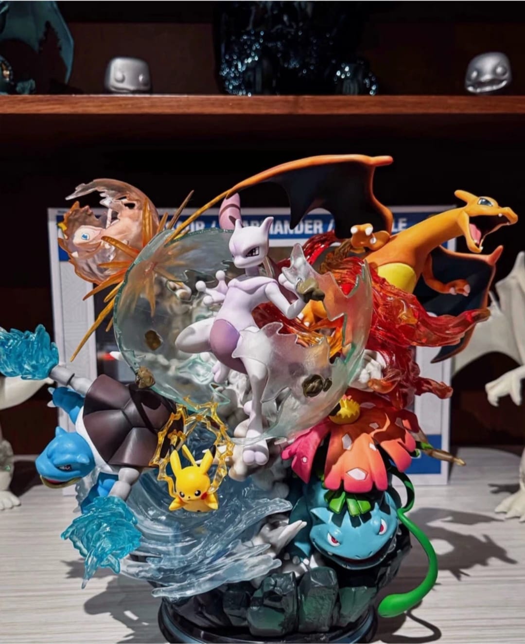 Pokémon Kanto Legends Battle Statue – Premium Collectible Display