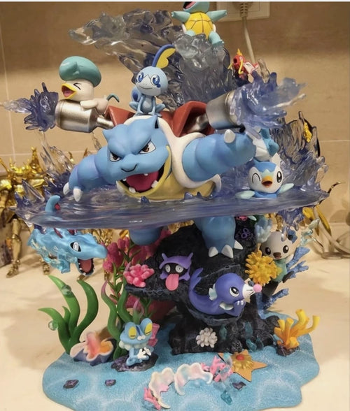 Blastoise Evolution Battle Statue – Premium Pokémon Collectible