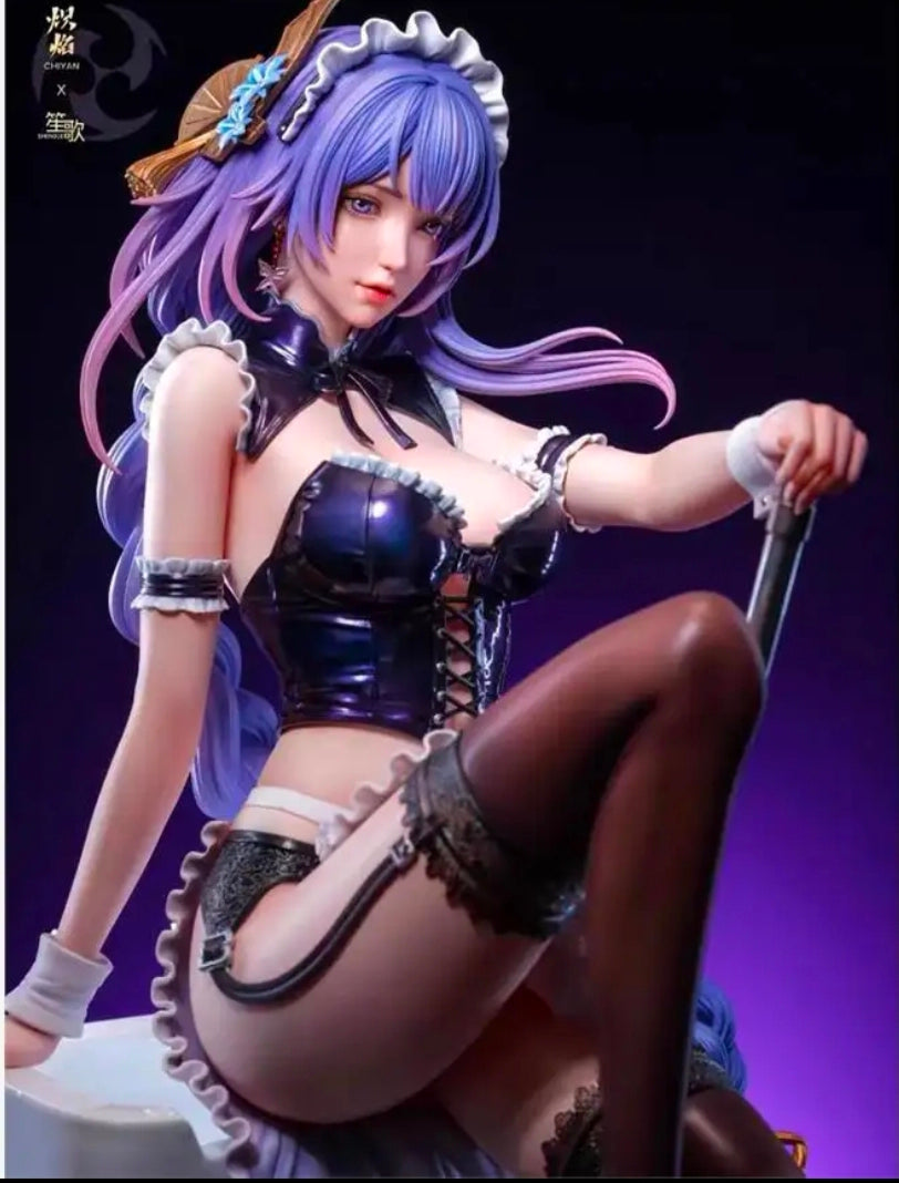 Raiden Shogun Inspired Premium Anime Resin Statue