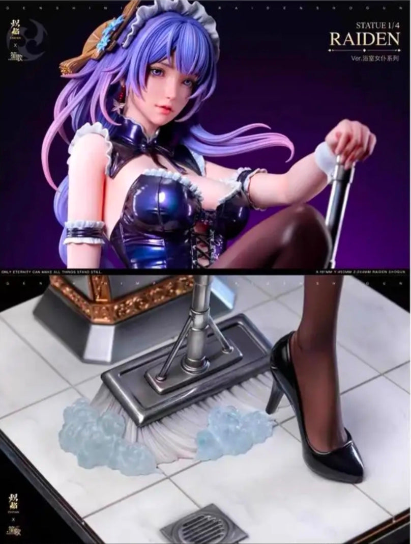 Raiden Shogun Inspired Premium Anime Resin Statue