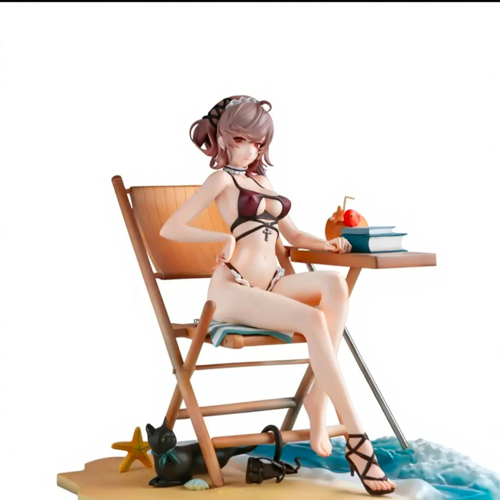 Anime Beach Vacation Collectible Resin Statue