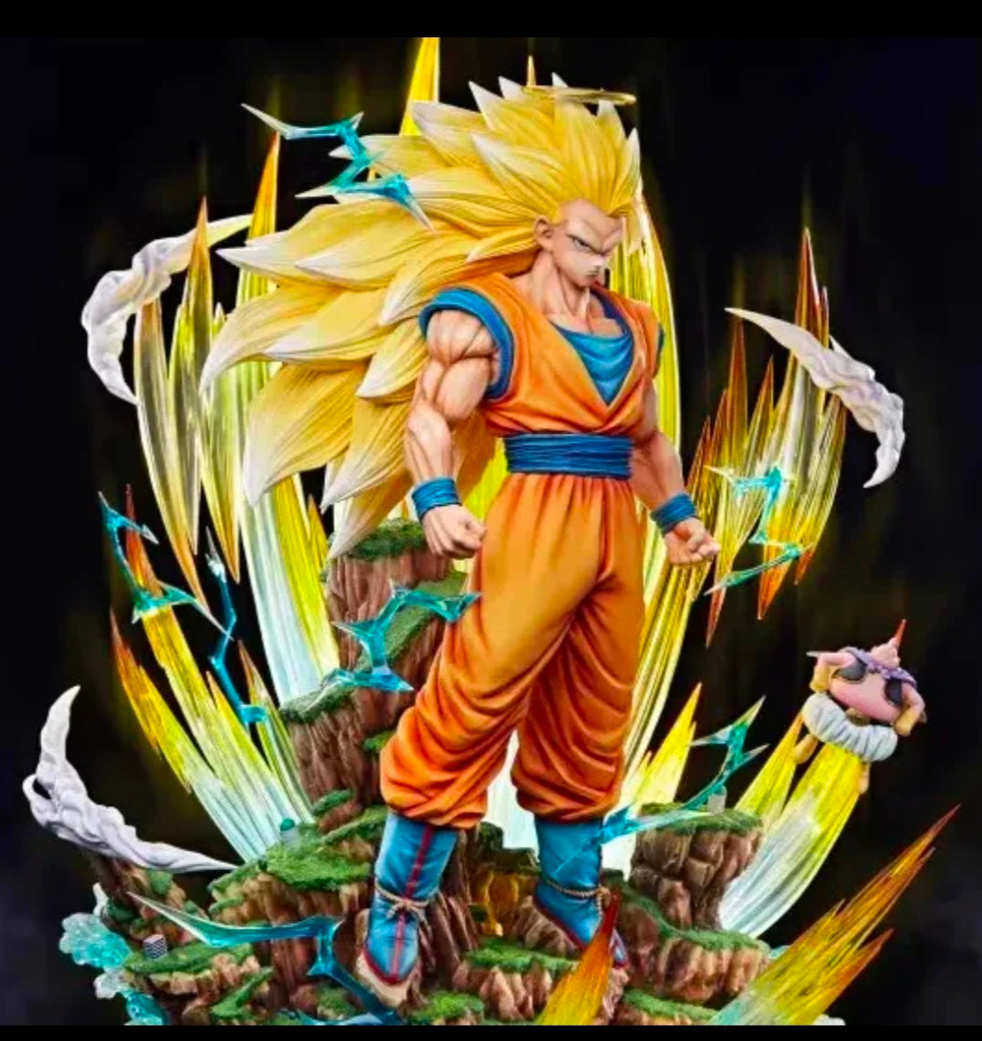 Super Saiyan 3 Goku Premium Resin Statue