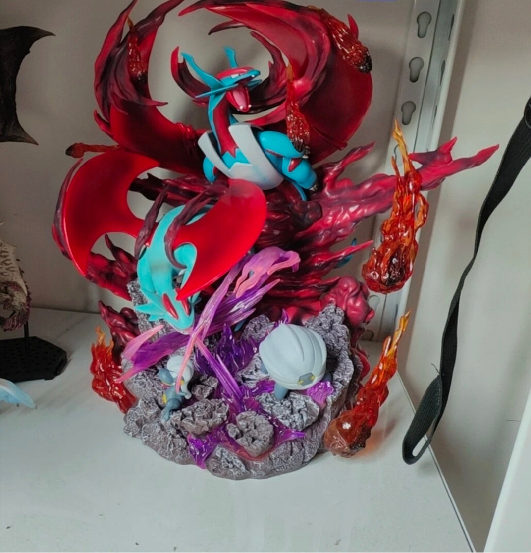 Mega Salamence Battle Statue – Premium Pokémon Collectible