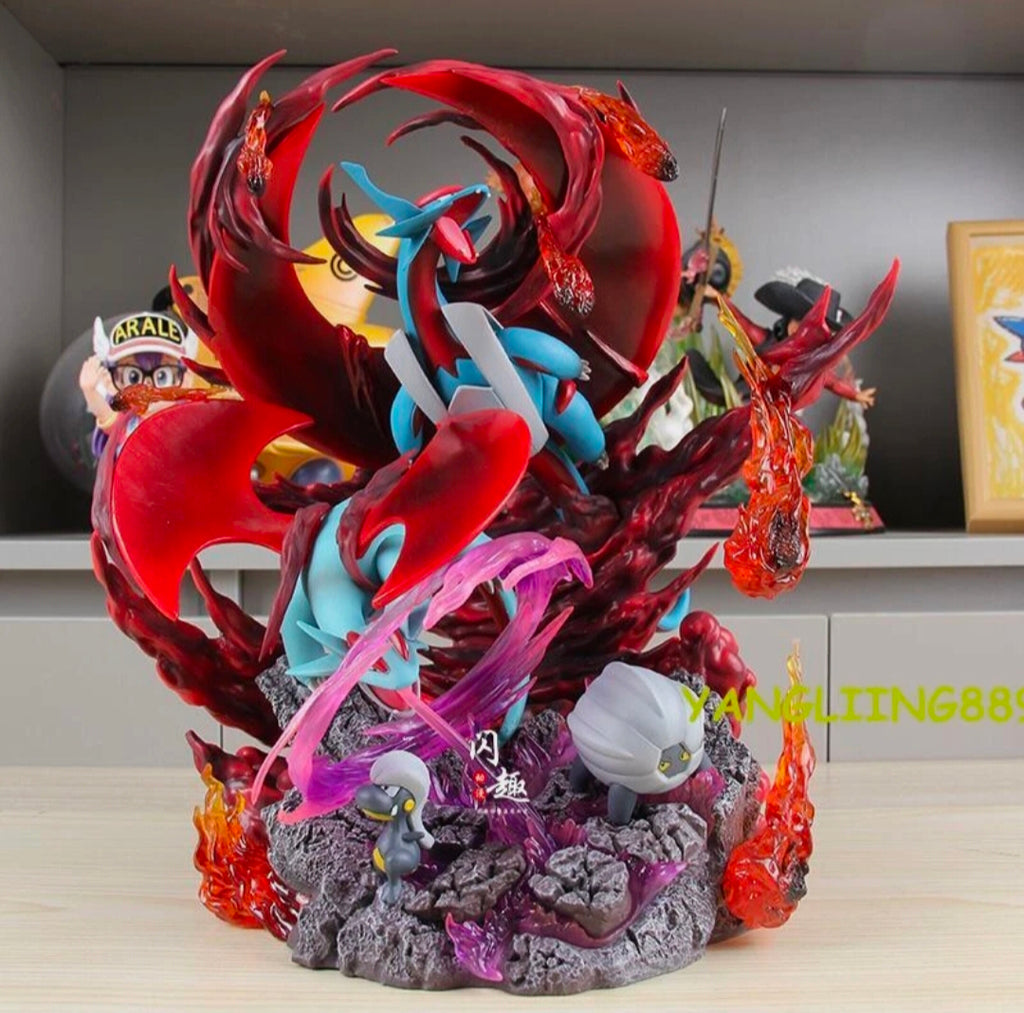 Mega Salamence Battle Statue – Premium Pokémon Collectible