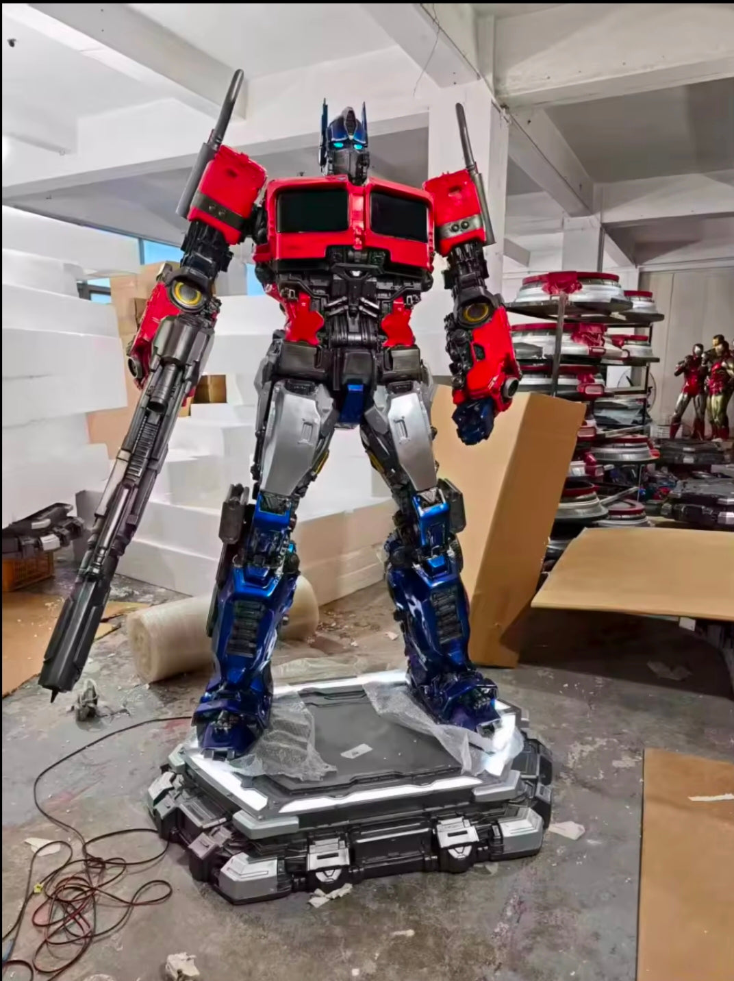 Optimus Prime Premium Resin Statue – Transformers Collectible Display Figure